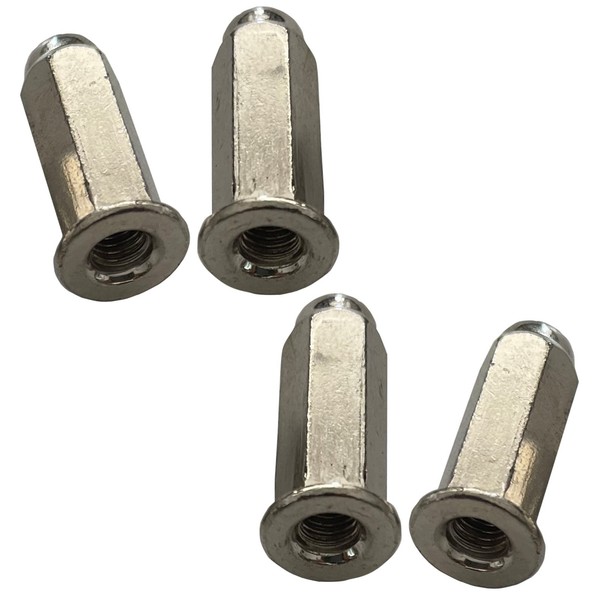 S-NET M6 General Purpose External Hex Flange Nut Muffler Long