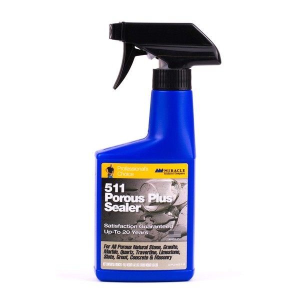 Miracle Sealants 511 Porous Plus 237ml Spray (US 8oz) The Best Performing Penetrating Sealer on The Planet by Miracle Sealants
