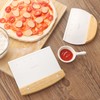 Asdirne Dough Cutter, Dough Scraper with Wooden Handle and Food