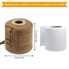 AOUTACC Tactical Roll Paper Storage Bag,Toilet Roll Paper Storage Holder