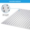 Lordear Rain Shower Head 10 Inch Square Waterfall Shower Head