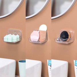 COLINCH Detachable Soap Holder for Shower Wall with Drainage Hole - Perfect RV Toilet and Kitchen Soap Dish - Adhesive Soap Dish for Shower - Ideal RV Accessory