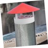 KICHOUSE 1pc Chimney Rainproof Cover Smoke Funnel for Ventilation Easy