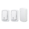 Self Powered Doorbell Set 2 Transmitter Long Range 38 Ringtones