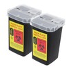 Ipetboom 2Pcs Portable Razor Blade Recycling Container Storage Case for