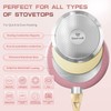 Frying Pan Nonstick, 9.5 Inch Pink Egg Pan, Non Stick