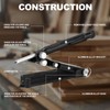 LATTHANT Multi-function Scribe Tool, Aluminium Alloy Scribing Tool with Carpenter