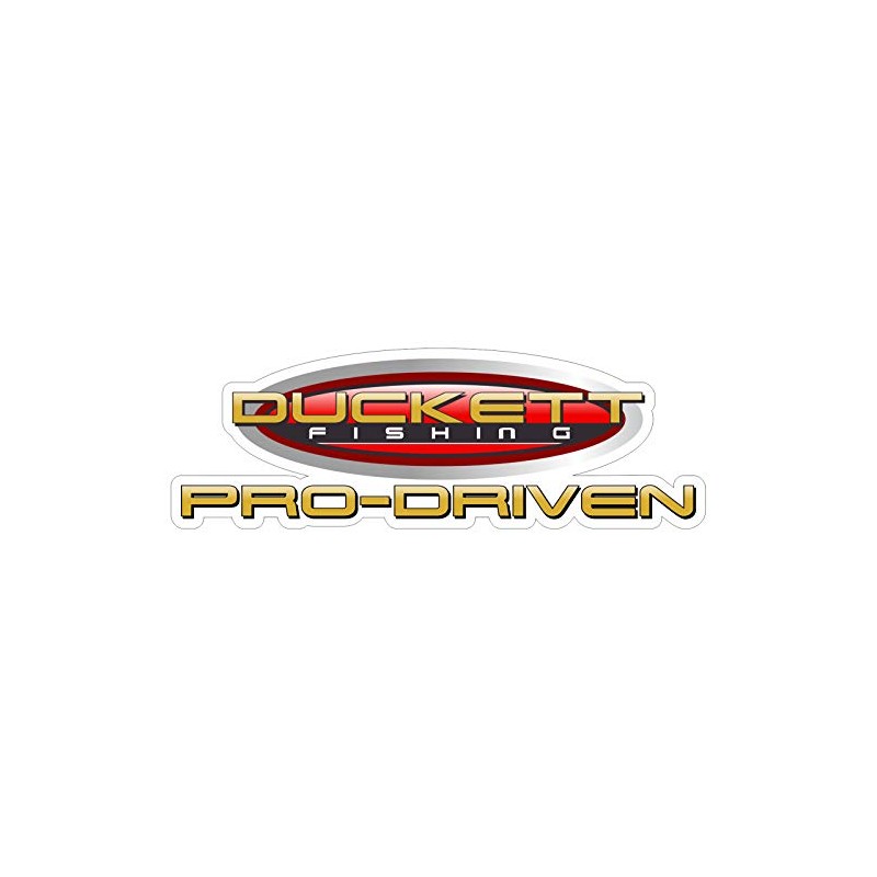Duckett Pro-Driven Carpet Graphic Decal Sticker for Fishing Bass Boats