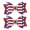 4th of July Hair Bow Clips Independence Day Hair Clips