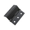 Tsnamay 6Pcs 3" Half-Surface Hinges Chest Hinges,1.8mm Thickness Bending Black
