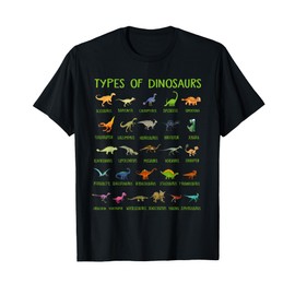 Types Of Dinosaurs Allosaurus Baryonyx Party Decorations T-Shirt