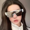 R28 Sports Cycling Goggles & Aviator Sunglasses One Size/Bright Black Frame Gray Lens 20ea