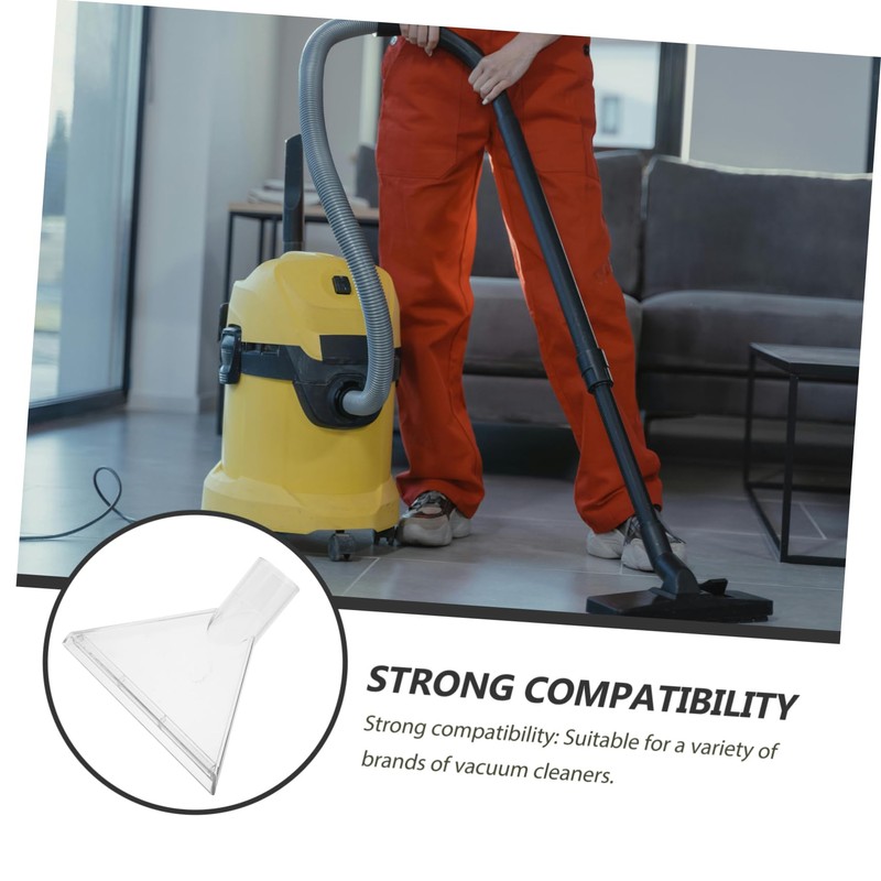 ULTECHNOVO Carpet Vacuum Extractor Nozzle Tool Transparent Vacuum Head for