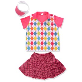 I Love Fancy Dress ILFD4526XS Ladies Golfer Costumes (X-Small)
