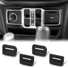 Black Window Switch Button Cover Compatible with Jeep Wrangler JL