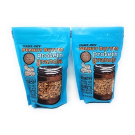 Trader Joe's Peanut Butter Protein Granola Net Wt. 12 Oz (340g) - Pack of 2