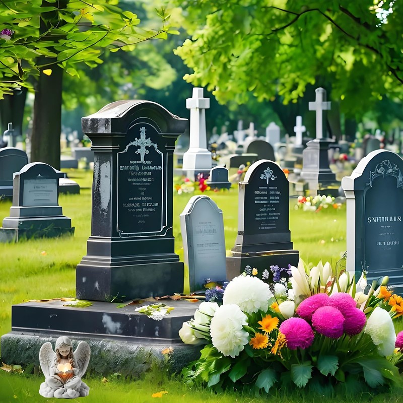 BDBFPAN Decorazione per tomba, resistente alle intemperie, adatta per cimitero