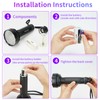 REALHUNLEE UV Flashlight Black Light, 100 LED Blacklight Flashlight Dry