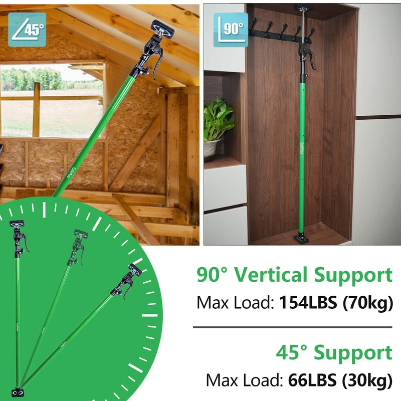 Cabinet Jacks for Installing Cabinets, Heavy Duty Adjustable Third Hand