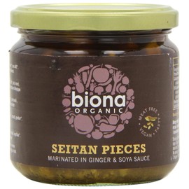 Biona Organic Seitan Pieces In Soya Sauce and Ginger, 350 g, Pack of 3