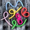 Super Z Outlet Stretchy Jelly String Noodles Thin Rubber Fidget