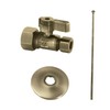 Kingston Brass KF53353TKF20 Trimscape Toilet Supply Kit, 5/8" x 3/8"