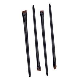 Baluue 1Set Eyeliner Brush Set Flat Angled Eyebrow and Detail Fine Eyeliner Makeup Tools for Easy Eye Makeup Application Durable and Portable for Professionals and Enthusiasts