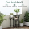 Giantex Metal Plant Stand Set of 3, 28" Mosaic Tall