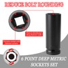 HIAHXC 21mm Impact Socket 1/2 Inch Drive Deep Impact Socket