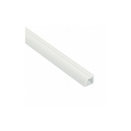 D-Line Quarter Round Cable Raceway Cord Cover Floor Trim | Paintable White | 5 Foot 0.87"x0.87"