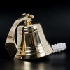 5" Brass Ship Bell Polished Nautical Maritime Heavy Duty -