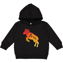 inktastic Zodiac Aries Ram ConstellationName Toddler Hoodie 4T Black 43d6e