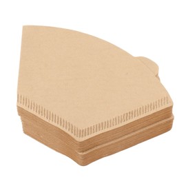 Lybunair 100Pcs Cone Coffee Filters - 1 to 2 Cup Paper Filters for Pour Over Drip Coffee Makers, Brown