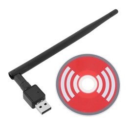 VGOL USB WiFi Receiver Transmitter USB WiFi Adapter with 5dBi High Gain Antenna Compatible with Windows Vista XP 2000 Compatible with Kali Linux