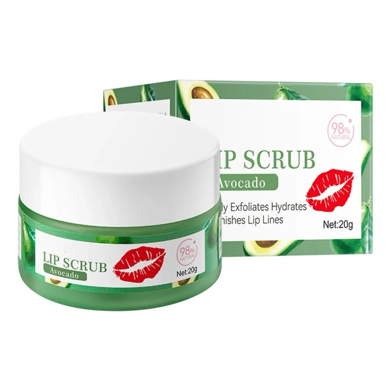Bálsamo Labial Hidratante Para Labios Con Aguacates, Útil Pa