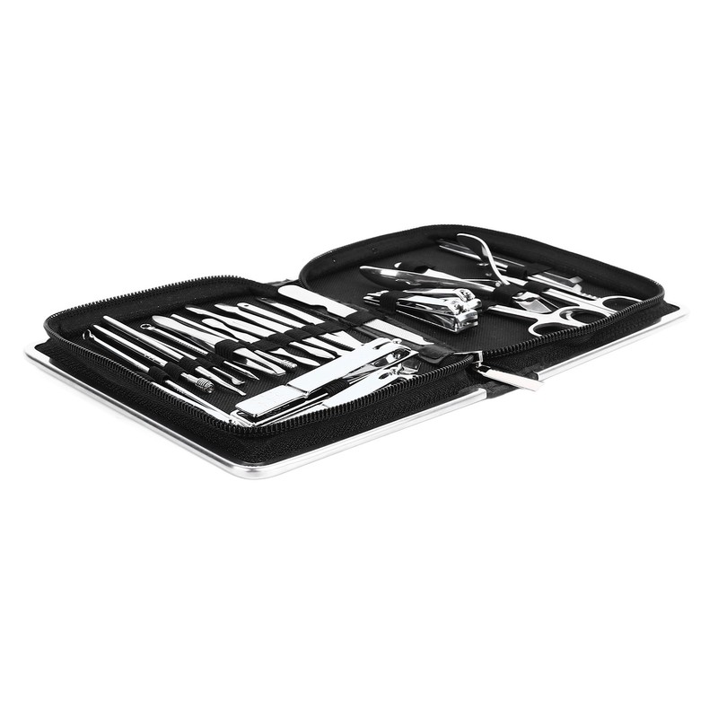 26Pcs Eyebrow Tweezers Manual Stainless Steel Rugged Versatile Lightweight Nail