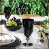 Vikko Décor Black and Silver Goblets | Large 18 Ounce