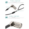 CaLeQi Combination Security Lock Cable for Notebook Laptop Pc Computer