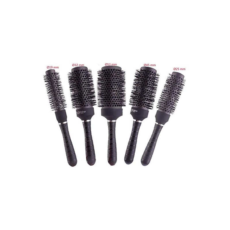 PERFEHAIR Round Thermal Brush Set, Professional Nano Ceramic & Ionic