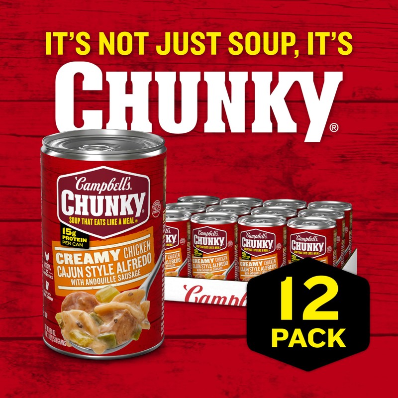 Campbell's Chunky Creamy Chicken Cajun Style Alfredo With Andouille Sausage