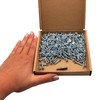 SKIR'CO (300 pcs) Zinc Plated Steel Wood Screws 3.5 x