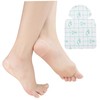 ORFOFE 30pcs Moisturizing Heel Stickers Invisible Transparent Foot Care Pastes