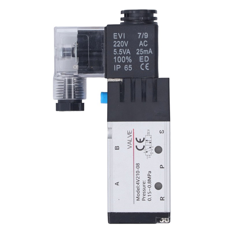 Pneumatic Solenoid Valve Electric Air Switch 2 Position 5 Way