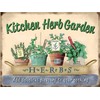 Shawprint KITCHEN HERB GARDEN RETRO VINTAGE STYLE METAL TIN WALL