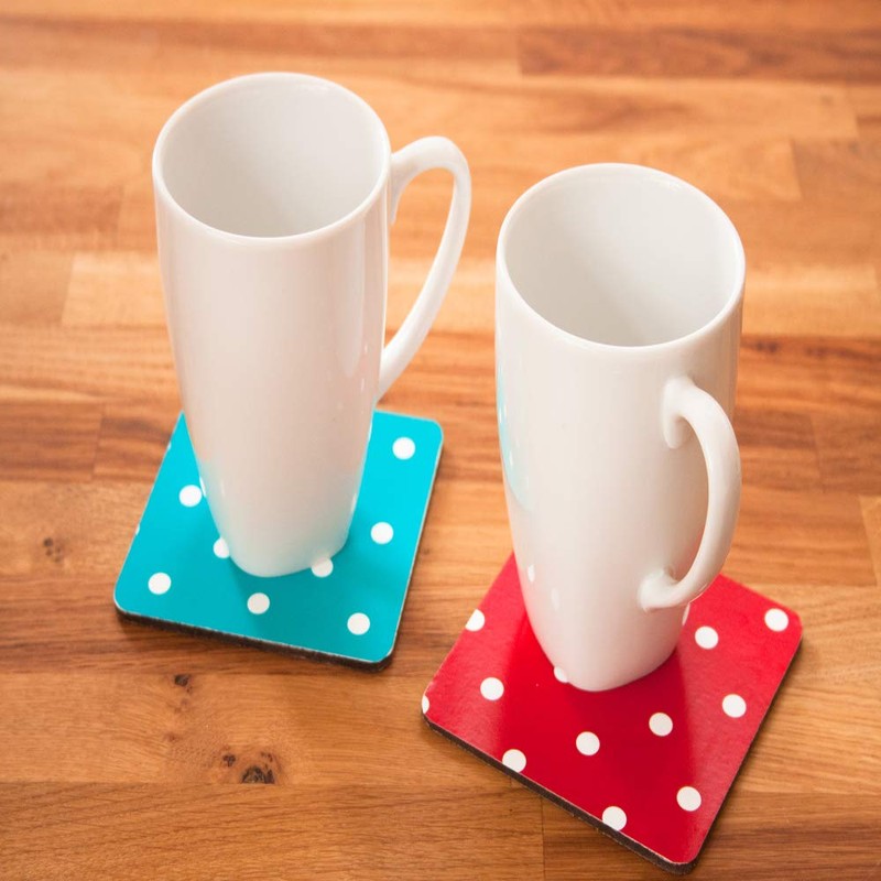 d-c-fix 346-0627 Decorative Self-Adhesive Film, Polka Dot Red/Petersen Red, 17"