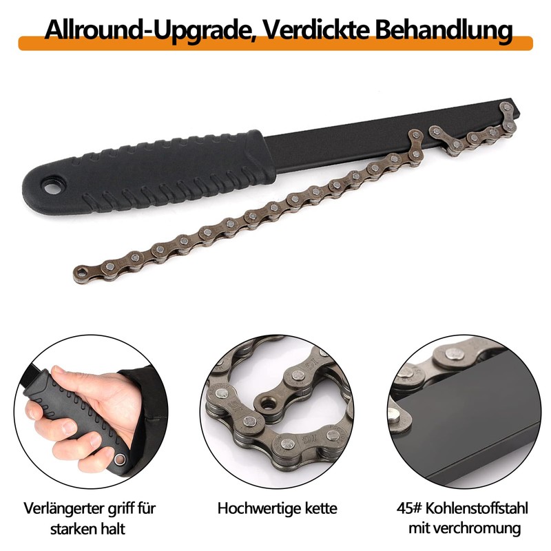 gvivej Chain Whip, Pack of 3 Sprocket Puller, Bicycle Chain