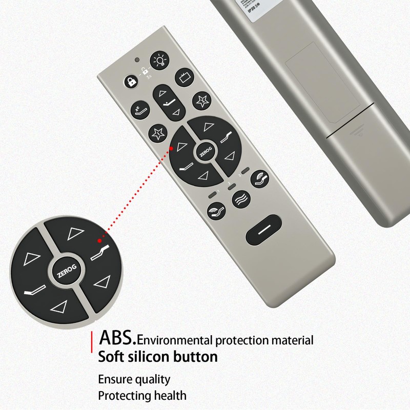 WDZP New Replacement Remote Control for Tempur-Pedic TEMPUR-Ergo Smart Adjustable