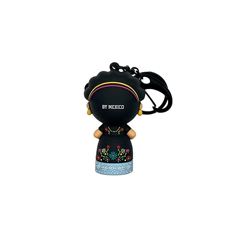 By Mexico Llavero 3D Muñeca Oaxaca Carmen Chu Accesorio