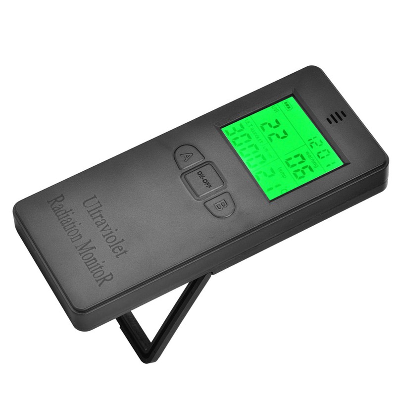 LCD Portable Digital Ultraviolet Radiation Detector UV UVI Meter Tester