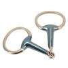 125mm Equine Mouth Snaffle Stainless Steel Electroplated Ring Bit Jointed